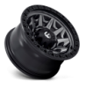 Alloy wheel D716 Covert Matte GUN Metal Black Bead Ring Fuel D71615806537 2